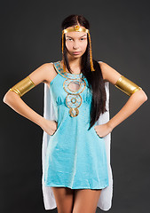 Image showing Pretty girl in Cleopatra role