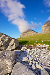 Image showing Scenic coastal cliffs