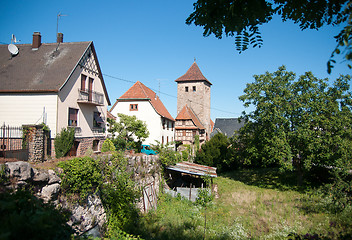 Image showing Dambach la Ville Alsace town