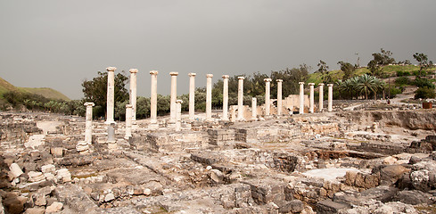 Image showing Ancient ruins in Israel travel