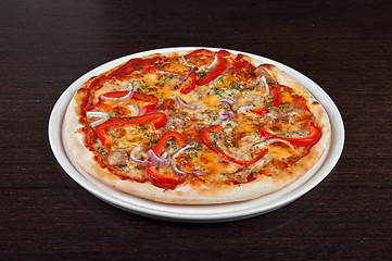 Image showing meat pizza