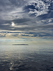 Image showing isaland and clouds