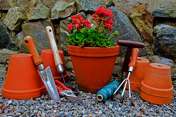 Image showing Garden tools