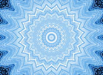 Image showing Blue background with abstract foam pattern