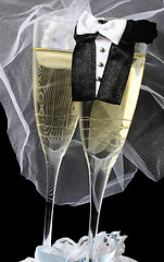 Image showing Wedding Champagne