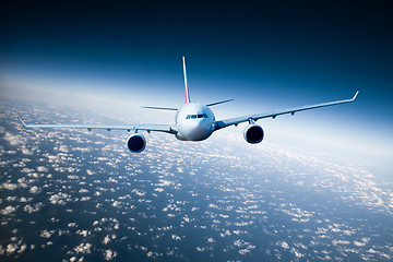 Image showing Passenger Airliner in the sky