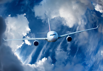 Image showing Passenger Airliner in the sky