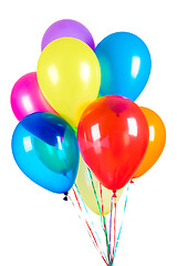 Image showing Balloons on a white background