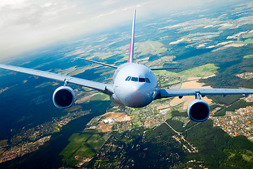 Image showing Passenger Airliner in the sky