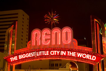 Image showing Reno sign