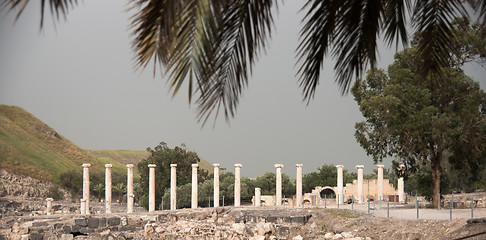 Image showing Ancient ruins in Israel travel