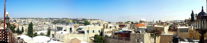 Image showing Jerusalem Old city panorama