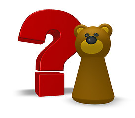 Image showing bear question