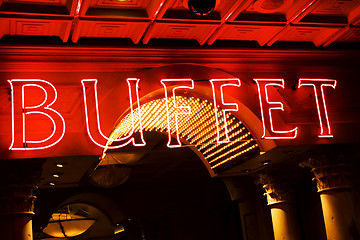 Image showing Buffet sign