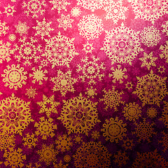 Image showing Christmas pattern snowflake. EPS 10
