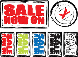 Image showing sale oblong colours