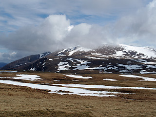 Image showing Cairngorms mountains, Scotland in spring