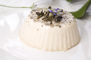 Image showing sencha panna cotta