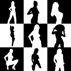 Image showing sexy ladies 9 square