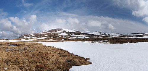 Image showing Cairngorms plateau south of Braeriach, Scotland in spring