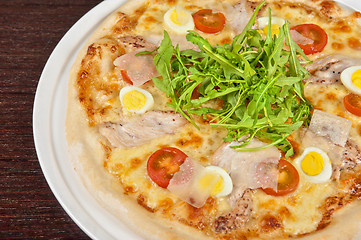 Image showing meat pizza