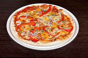 Image showing meat pizza