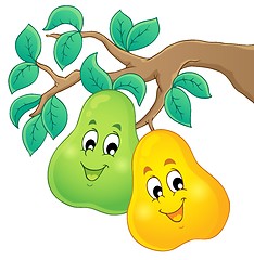 Image showing Image with pear theme 1