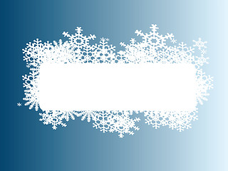 Image showing snowflake note