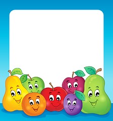 Image showing Fruit theme frame 1