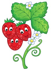 Image showing Image with strawberry theme 1