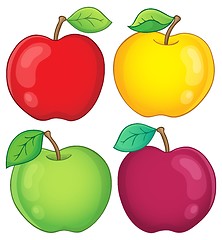 Image showing Various apples collection 2