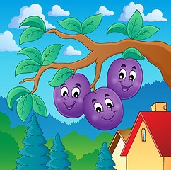 Image showing Image with plum theme 2
