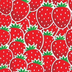 Image showing Seamless background fruit theme 4