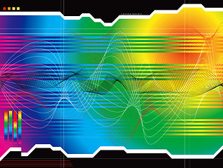 Image showing space outlook rainbow