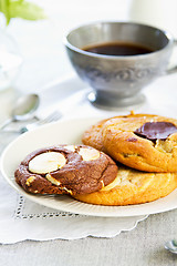 Image showing Soft cookies wth chocolate and white chocolate 