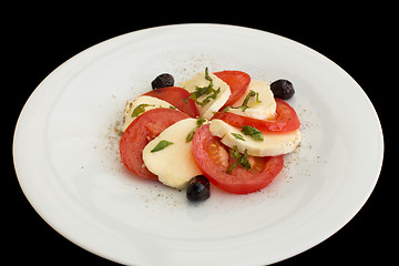 Image showing Fresh caprese salad