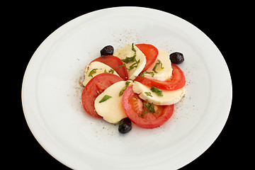 Image showing Delicious caprese salad