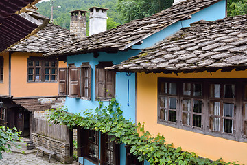 Image showing View of the street in the architectural complex Etara, Bulgaria