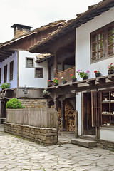 Image showing View of the street in the architectural complex Etara, Bulgaria