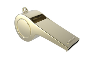 Image showing Golden whistle