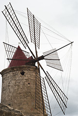 Image showing detail of old windmill 