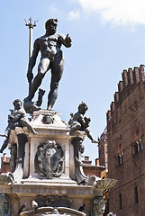 Image showing Fountain of Neptune in Bologna