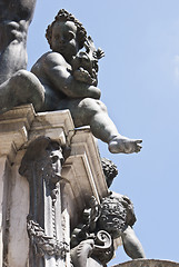 Image showing Fountain of Neptune in Bologna