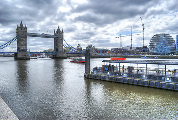 Image showing tower bridge in hdr