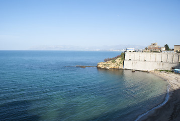 Image showing Beach of Castellammare del Golfo