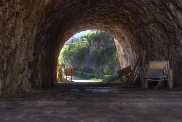 Image showing natural cave in the Zingaro reserve