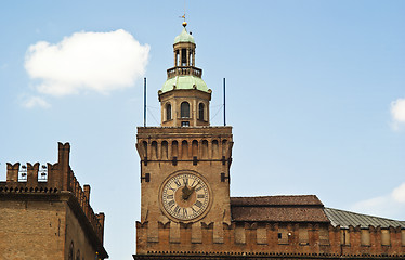 Image showing Cityscape of Bologna, Piazza Maggiore