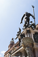 Image showing Fountain of Neptune in Bologna