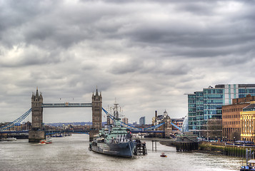 Image showing tower bridge in hdr