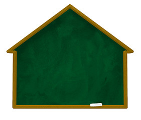 Image showing house chalkboard